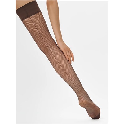 Minimi Чулки autoreg. MISTERY LINEA RETE Чулки (сетка со швом по ноге)