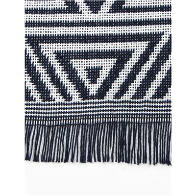 Плед с бахромой «Этель» Hypnosis, 130×180 см, серый