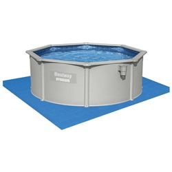 Бассейн каркасный стальной Bestway Hydrium 56574, 366×122 см, песчаный фильтр-насос, лестница, тент, круглый