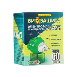 Комплект от комаров «ОБОРОНХИМ» фумигатор+жидкость
