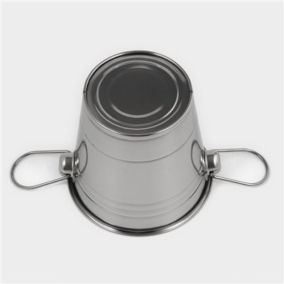 Ведро для льда, 2.5 л, 17×15.5 см, нержавеющая сталь