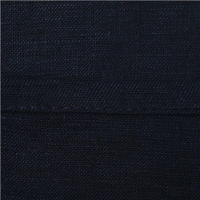 Шторы для кухни с завязками «Этель» Linen collection, 145×180 см - 2 шт., 100% лён, 170 г/м²