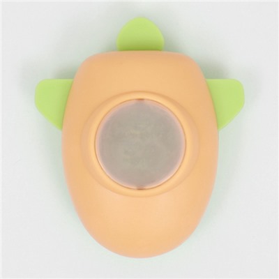 Игрушка с кошачьей мятой для кошек «Ракета», 6 см, пластик, оранжевая, зелёная