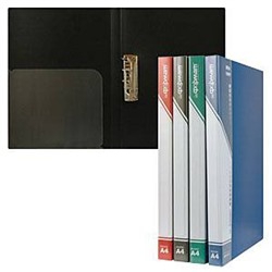 Папка с боковым зажимом и карманом NP1475 зеленая 0,75мм inФОРМАТ