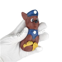 Игрушка - антистресс тянучка "Супер щенки" с песком, коричневый, блистер, Супер Жим