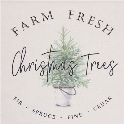 Полотенце «Этель» Christmas tree 40×73 см, 100% хл, саржа 190 г/м²