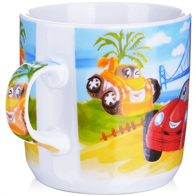 27719 Кружка детская фарфор 230 мл LR (х48)