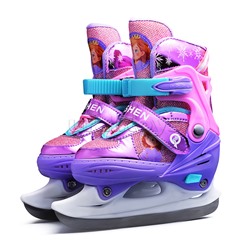 Коньки детские размер S, фиолетовый