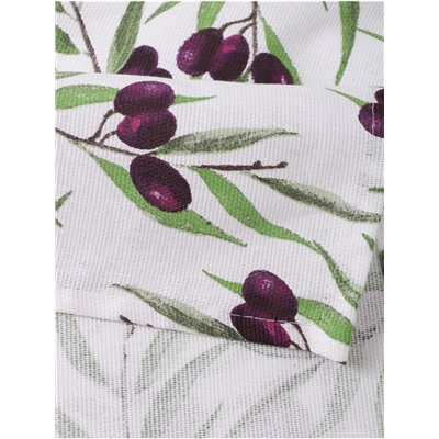 Скатерть «Доляна» Olives 149×110 см, 100% хлопок, рогожка 164 г/м²