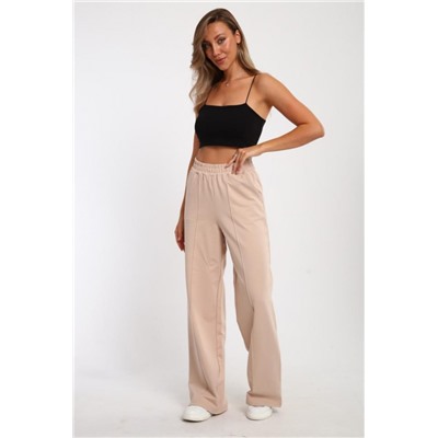 83914 брюки палаццо женские (Бежевый)