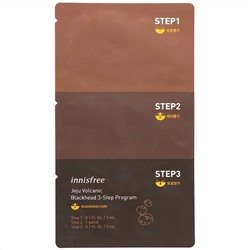Innisfree, Jeju Volcanic Blackhead 3-Step Program, 1 Set