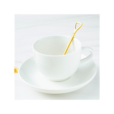 Ложка десертная из нержавеющей стали Magistro «Лопата», длина 12 см, цвет золотой