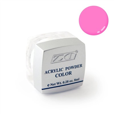 ZO Акриловая пудра для дизайна ногтей PC-05, ярко-розовый, 8 г 12251