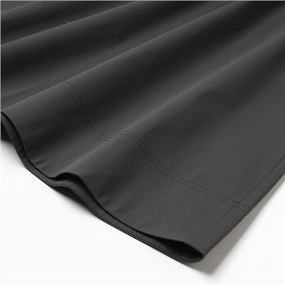 Юбка миди с накладным карманом женская MINAKU: Safari, графит, размер 42