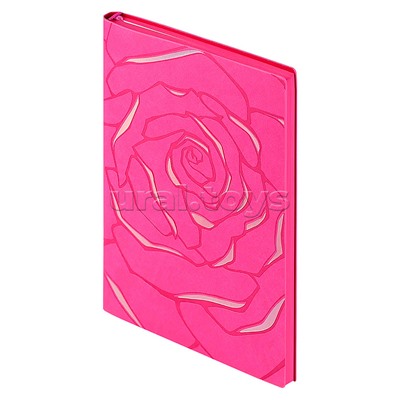 Ежедневник недатированный+ручка шариковая Escalada, А5, 120 л., Виннер розовый