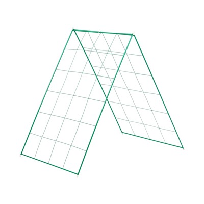 Шпалера для огурцов, двухсторонняя, 118×78 см, металл