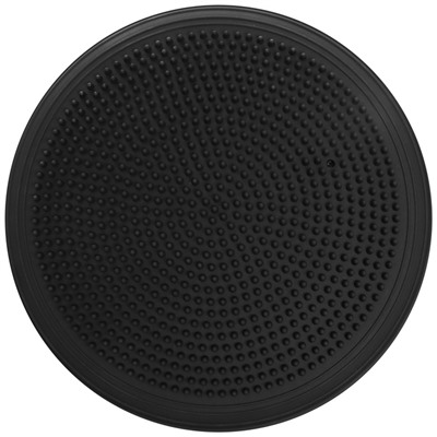 Подушка балансировочная ONLYTOP, массажная, d=32 см, чёрная