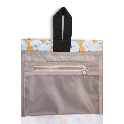 Мешок для обуви Лисы, голубой фон НАТАЛИ, 876425