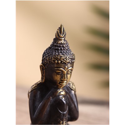 Сувенир «Будда», 6×6×10 см, бронза