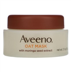 Aveeno, овсяная косметическая маска с экстрактом семян моринги, детокс, 50 г (1,7 унции)