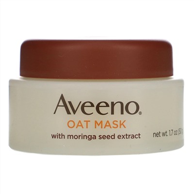 Aveeno, овсяная косметическая маска с экстрактом семян моринги, детокс, 50 г (1,7 унции)