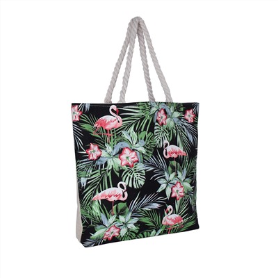 Сумка пляжная на молнии 43х45х8 см / JN001 /уп 1/