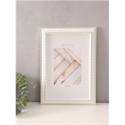 Фоторамка для фото 20×30 см «МИРАМ», пластик, белый, (пластиковый экран)