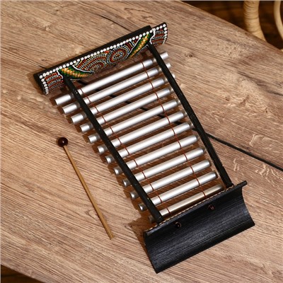 Сувенирный музыкальный инструмент «Ксилофон», 36×23×6 см, МИКС