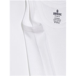 2214-01 Майка для мальчиков белая (BAYKAR)