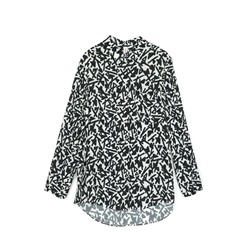 Блузы CONTE LBL 1091 Рубашка с геометрическим рисунком из хлопка премиального качества