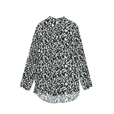 Блузы CONTE LBL 1091 Рубашка с геометрическим рисунком из хлопка премиального качества