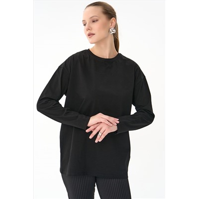 Лонгслив Эшли (чёрный)