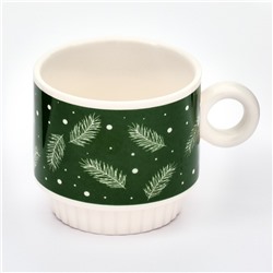 Кружки новогодние керамические «С Новым годом!», 2 шт. по 250 мл