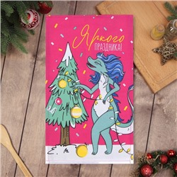 Кухонное полотенце «Доляна», 28×46 см, 100% хлопок, рогожка 164 г/м²