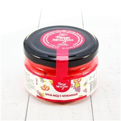 Крем-мёд с клубникой Вкус Жизни New 110 гр. шайба