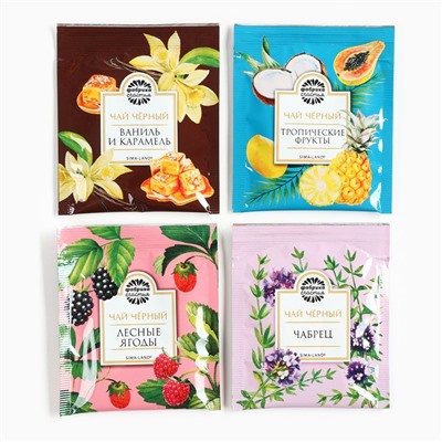 Чай новогодний «Всё исполнит новый год», ассорти вкусов, 52 пакетика