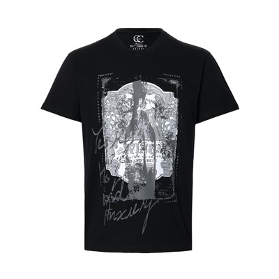 Футболка мужская, цвет чёрный, размер 56 (4XL)