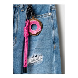 Брюки текстильные джинсовые для девочек PLAYTODAY, 1240109