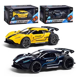 Машина "Гоночная 4" (свет,звук) в коробке