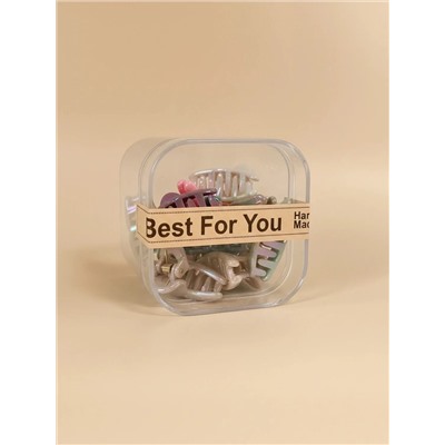 Набор крабиков для волос в боксе (10 шт)