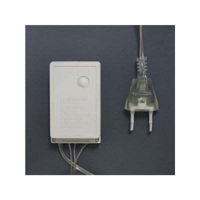 Светодиодная фигура «Олень с санями золотистый», олень: 65×130×27 см, сани: 120×70×45 см, металл, 220 В, свечение тёплое белое