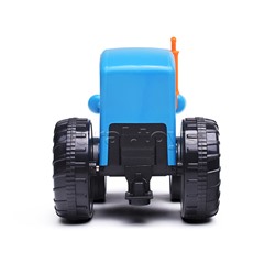 Машина металл "Синий трактор" с автоперевозчиком 7,5 см, синий