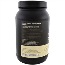 Dr. Axe / Ancient Nutrition, Bone Broth Protein, чистый белок, 890 г (1,96 фунта)