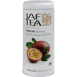 JAF TEA. Черный. Маракуйя 100 гр. жест.банка