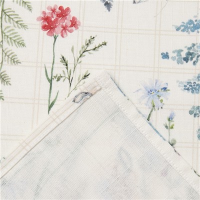 Полотенце «Этель» Wild flowers, 40×73 см, 100% хлопок, саржа 190 г/м²