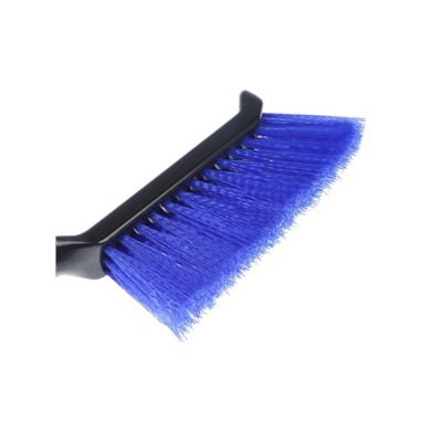 Щетка сметка, со скребком, «Oktan», мягкая ручка, 42.5 см, МИКС