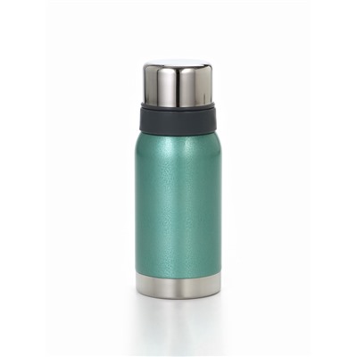 Термос Мастер К, 600 мл, 2 крышки-кружки, нержавеющая сталь, бирюзовый