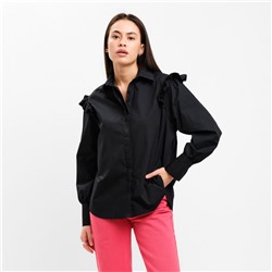 Рубашка женская MIST: Classic Collection, размер 42, чёрная
