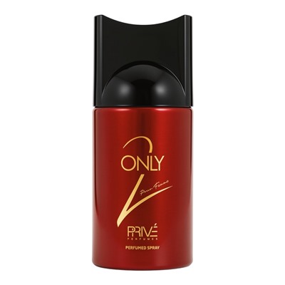 Дезодорант-спрей Prive ONLY 2 POUR FEMME женский, 250 мл