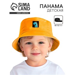 Панама детская для мальчика «Динозаврик», р-р. 48-50